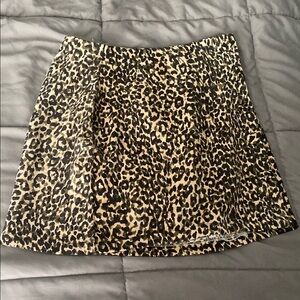 Leopard Print Women's Skirt